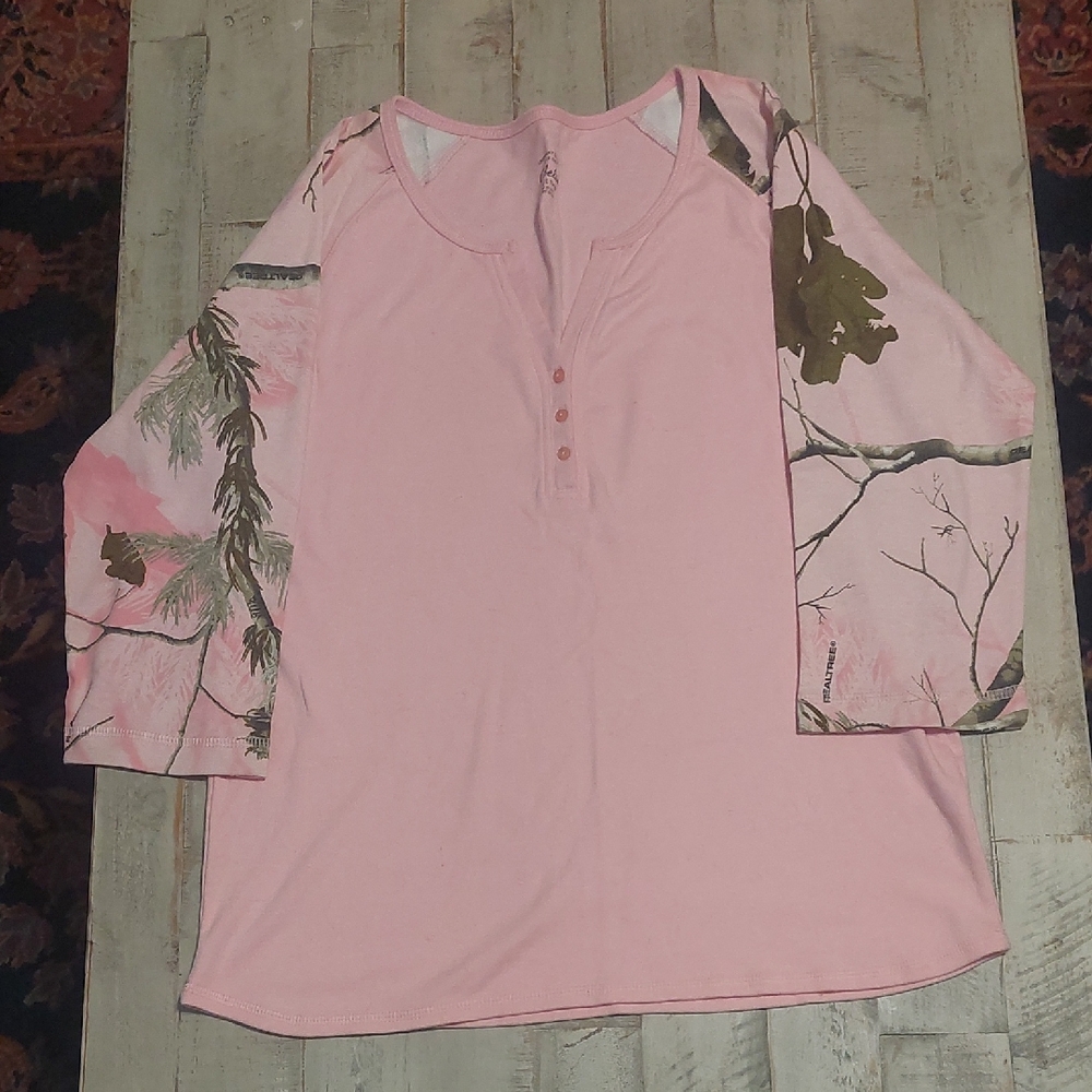 Cabela's Pink Long Sleeve Shirt